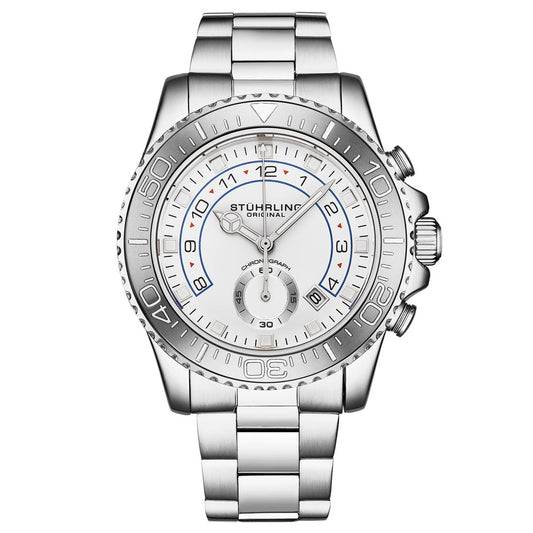 Stuhrling Original Brigadier Men's Quartz Chronograph Watch, 42mm, Style DFSHM