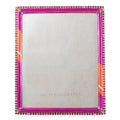 Jay Strongwater Laetitia Stone Edge 8" x 10" Swarovski Crystal Enamel Picture Frame, Pop
