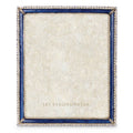 Jay Strongwater Laetitia Stone Edge Floral 8" x 10" Crystal Enamel Picture Frame, Delft Garden