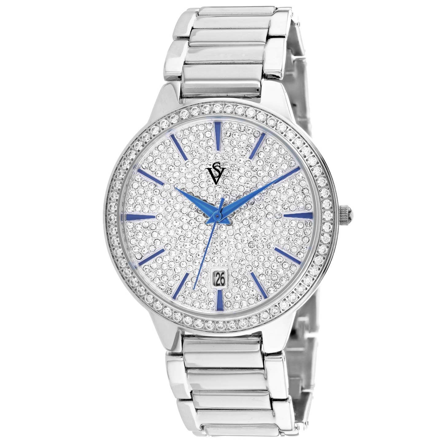 Christian Van Sant Alessia Women's Quartz Watch, Silver Dial