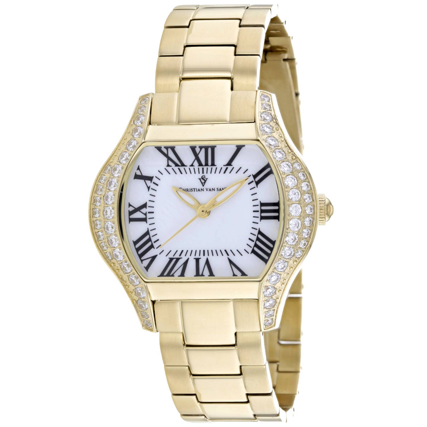 Christian Van Sant Bianca Women's Quartz Watch, Mother-of-Pearl Dial