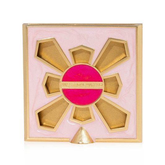 Jay Strongwater Leland Pavé Corner 2" Swarovski Crystal Enamel Picture Frame, Flora