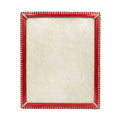 Jay Strongwater Laetitia Stone Edge Rose 8" x 10" Crystal Enamel Picture Frame, Ruby