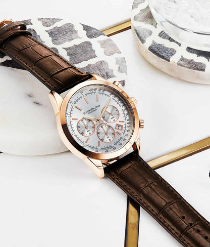 Stuhrling Original Rialto Men's Quartz Chronograph Watch, Style GH8U3