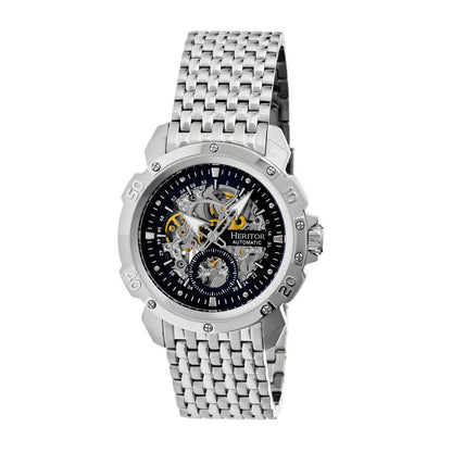 Heritor Conrad Men's Automatic Skeleton Bracelet Watch, Style HERHR2502