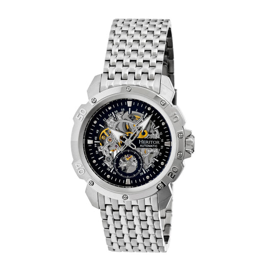 Heritor Conrad Men's Automatic Skeleton Bracelet Watch, Style HERHR2502