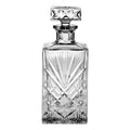 Majestic Crystal Square Whiskey Decanter, 46 oz.