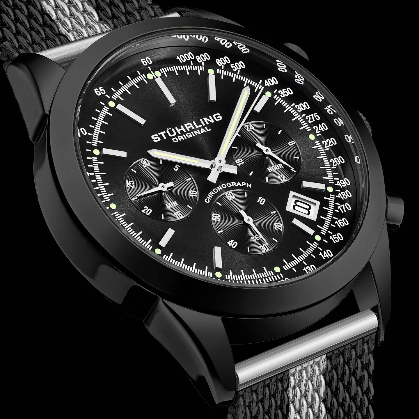 Stuhrling Original Rialto Men's Quartz Chronograph Watch, Style NMVU2