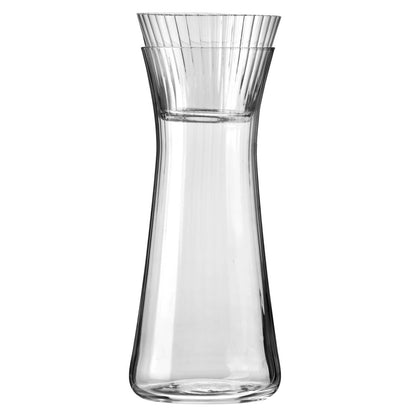 Barski Luminous Crystal Bedside Carafe Set, 18 oz. decanter with 5 oz. cup