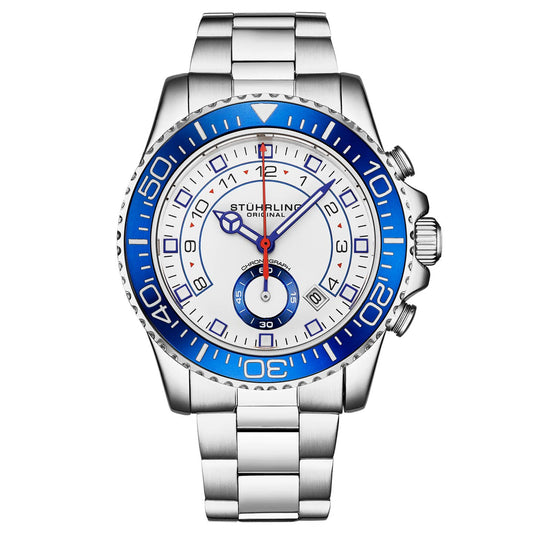 Stuhrling Original Brigadier Men's Quartz Chronograph Watch, 42mm, Style GXZTA