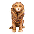 Jay Strongwater Mira Majestic Lion Decorative Box, Gold Crystal Enamel Gold-Finished