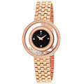 Christian Van Sant Gracieuse Women's Quartz Watch, Black Dial