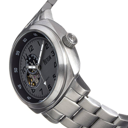 Reign Impaler Men's Automatic Semi-Skeleton Bracelet Watch