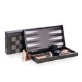 Axel Carbon Fiber Backgammon & Chess Set – Luxury 2-in-1 Board Game Set