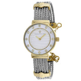 Christian Van Sant Cavo Women's Quartz Watch, Silver Dial