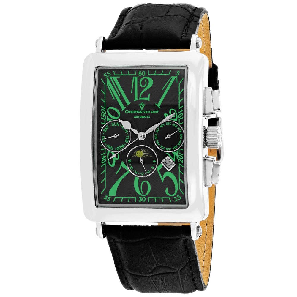 Christian Van Sant Prodigy Men's Automatic Watch, Black Dial
