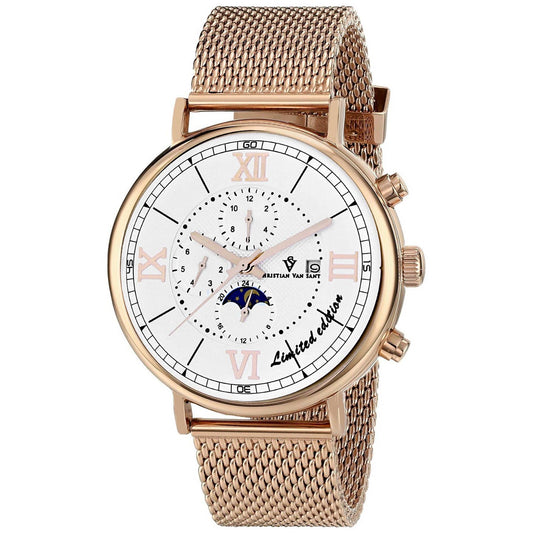 Christian Van Sant Somptueuse Men's Watch, Ltd White Dial