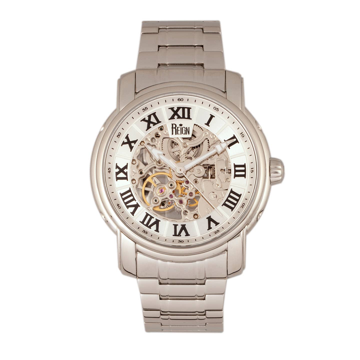 Reign Kahn Men's Automatic Skeleton Bracelet Watch