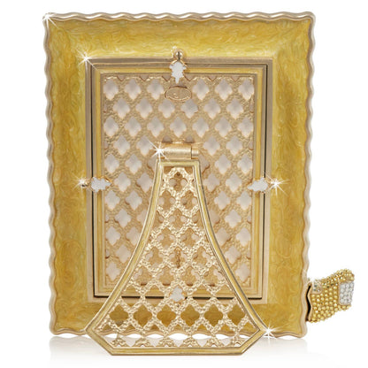 Jay Strongwater Yellow Submarine 5" x 7" Crystal Enamel Picture Frame
