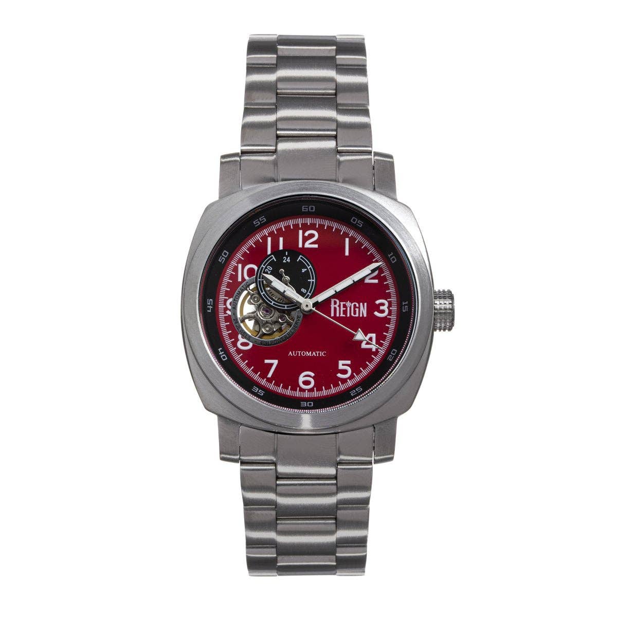 Reign Impaler Men's Automatic Semi-Skeleton Bracelet Watch