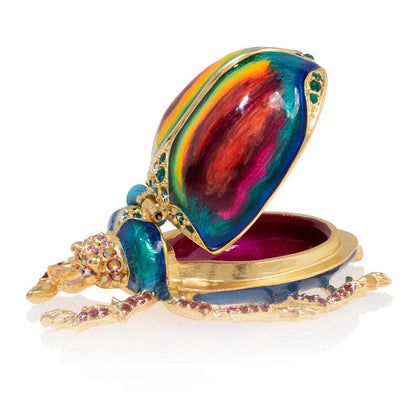 Jay Strongwater Pharaoh Beetle Decorative Box