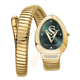 Christian Van Sant Naga Women's Quartz Watch, Green Dial