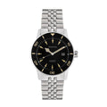 Authentic Heritor Hurst Men's Automatic Diver Date Bracelet Watch, Black