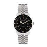Authentic Heritor Hurst Men's Automatic Diver Date Bracelet Watch, Black