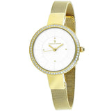 Christian Van Sant Reign Women's Quartz Watch, Silver Dial