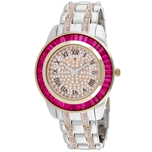 Christian Van Sant Stella Women's Quartz Watch, Rose Gold Dial