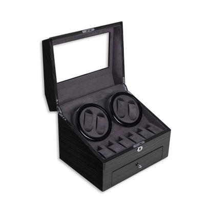Daytona 4-Watch Winder & 6-Watch Storage Case