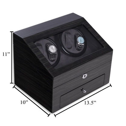 Daytona 4-Watch Winder & 6-Watch Storage Case