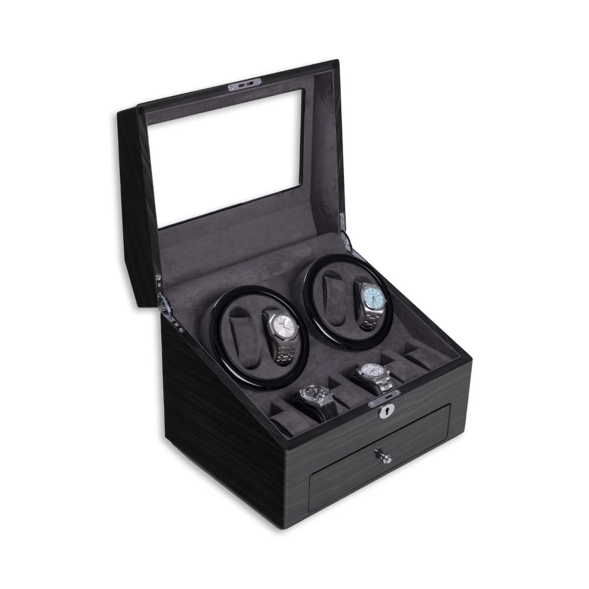 Daytona 4-Watch Winder & 6-Watch Storage Case