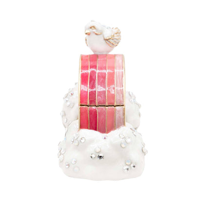 Jay Strongwater Rowan Pink Rainbow Decorative Box