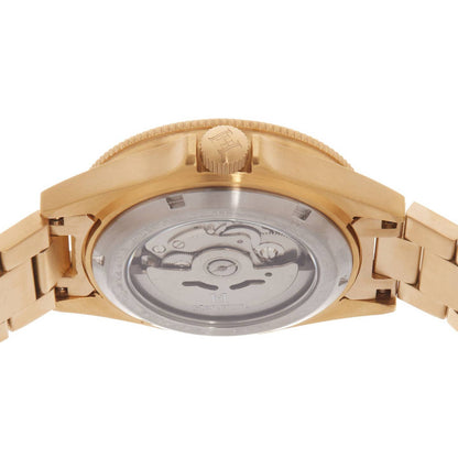 Heritor Calder Men's Automatic Date Bracelet Watch, Gold/Black