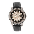 Reign Philippe Men's Automatic Skeleton Leather Watch
