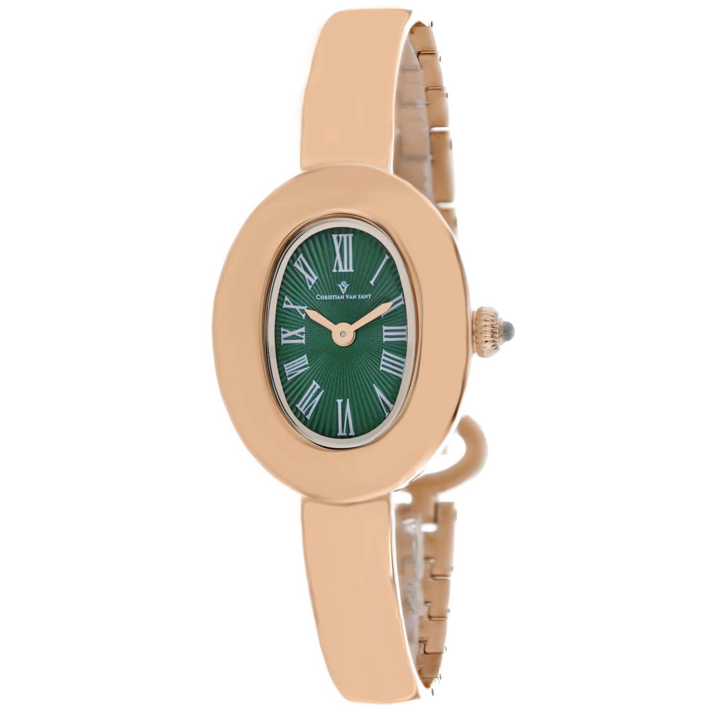 Christian Van Sant Anora Women's Quartz Watch, Green Dial