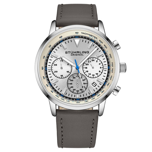 Stuhrling Original Monaco Men's Quartz Chronograph Watch, 44mm, Style 9VVFK