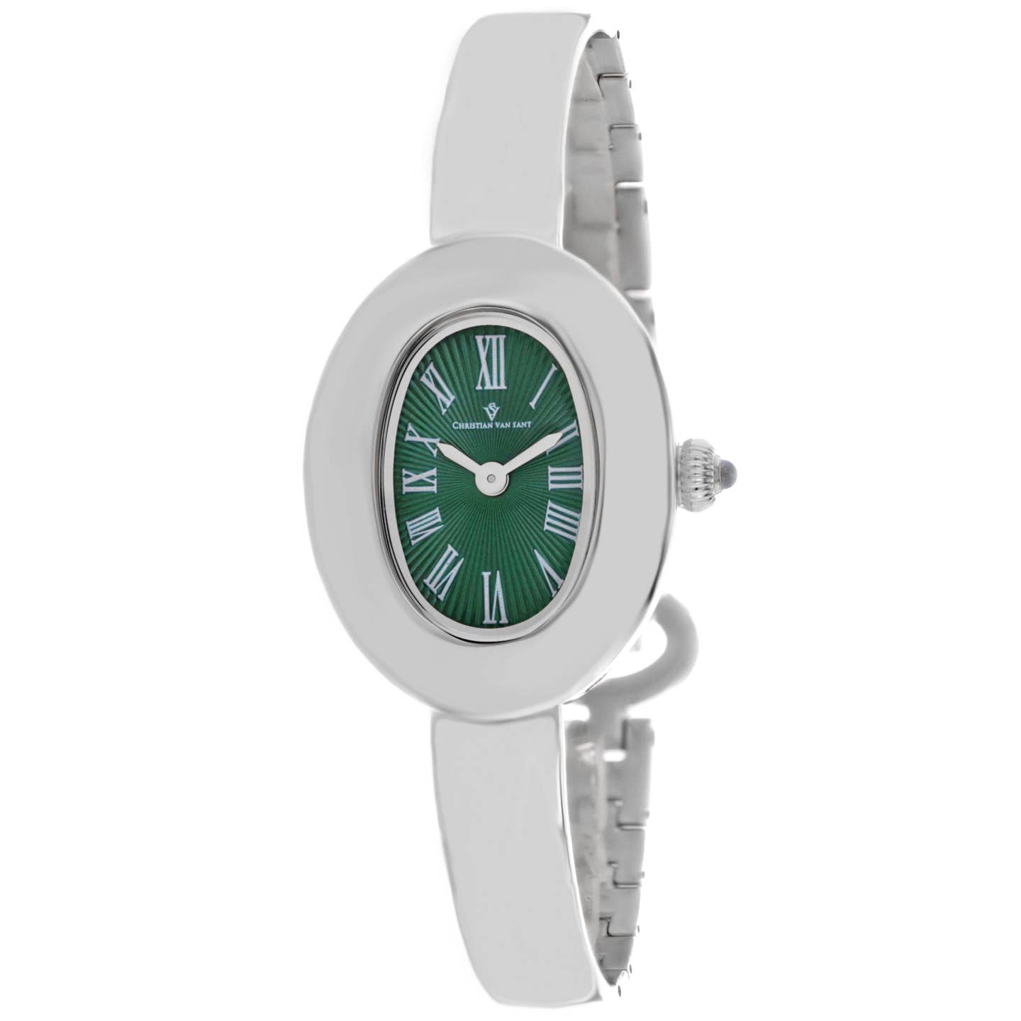 Christian Van Sant Anora Women's Quartz Watch, Green Dial