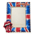 Jay Strongwater Rolling Stones 5" x 7" Crystal Enamel Picture Frame