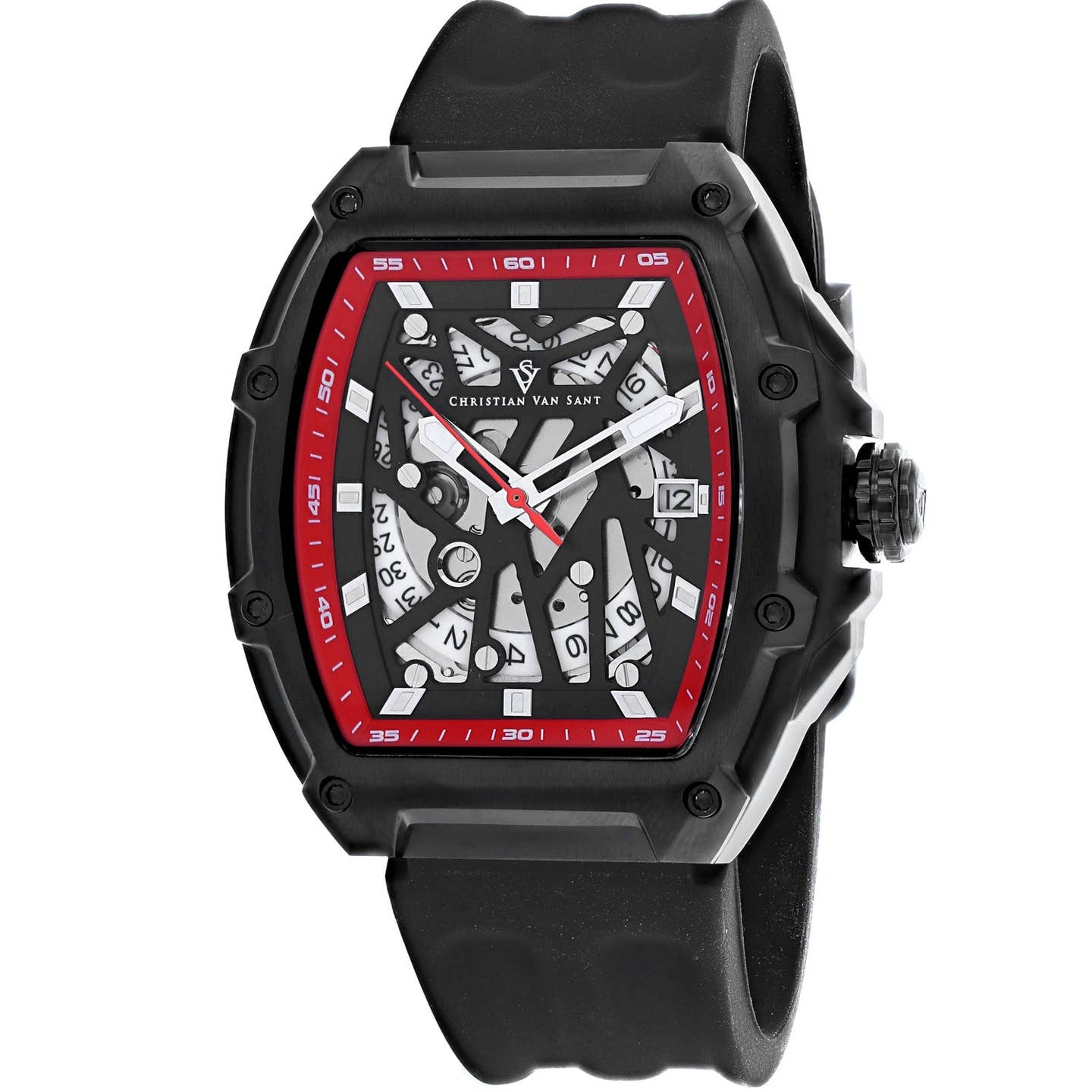 Christian Van Sant Odyssey Men's Automatic Watch, Black Dial