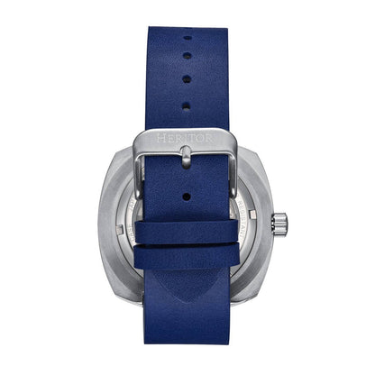 Heritor Davenport Men's Automatic Engraved-Case Leather Watch, Style HERHS3202