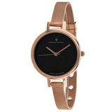 Christian Van Sant Grace Women's Quartz Watch, Black Dial