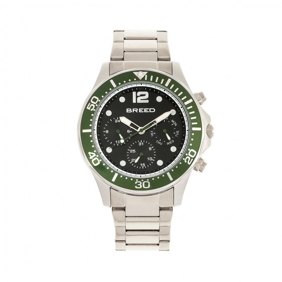 Breed Pegasus Men's Quartz Day-Date Bracelet Watch