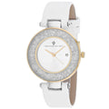 Christian Van Sant Dazzle Women's Quartz Watch, Silver Dial