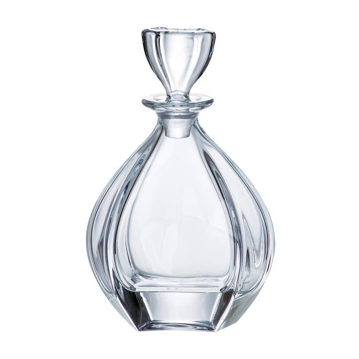 Barski Lagauna Glass Crystal Decanter, 32 oz.
