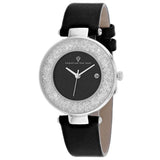 Christian Van Sant Dazzle Women's Quartz Watch, Black Dial