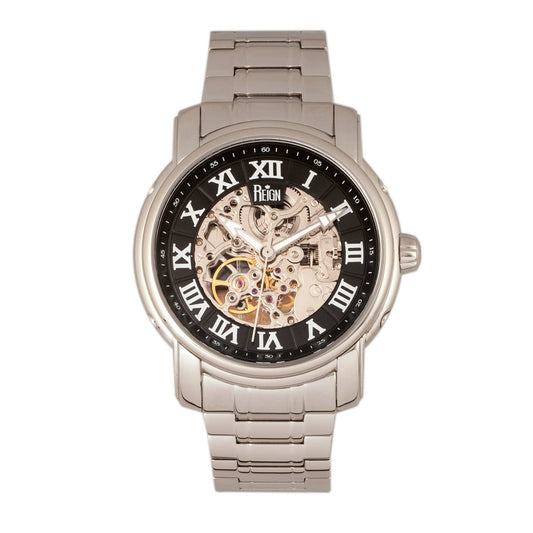Reign Kahn Men's Automatic Skeleton Bracelet Watch