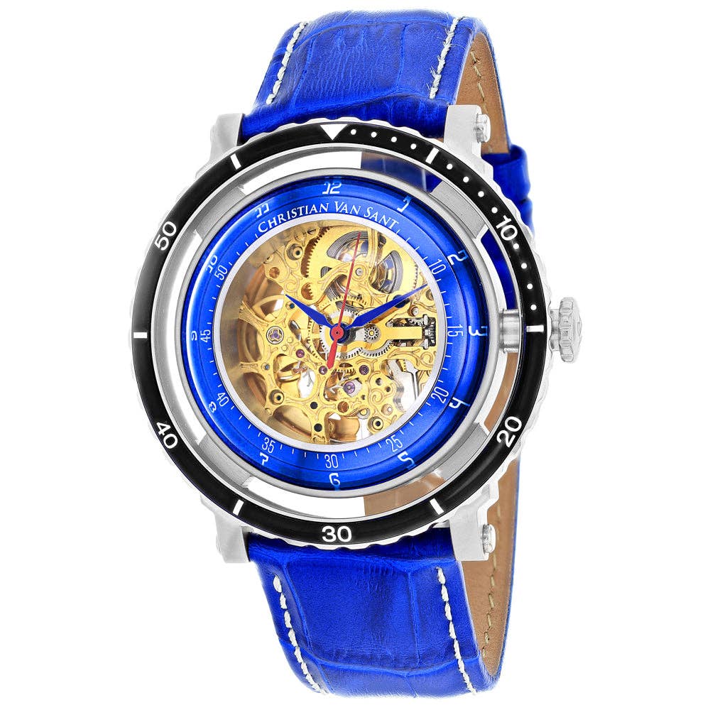 Christian Van Sant Dome Men's Watch, Gold Dial