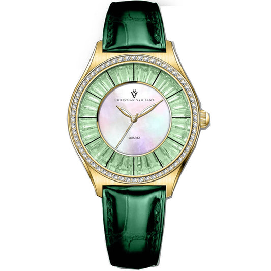 Christian Van Sant Luna Women's Quartz Watch, Mother-of-Pearl Dial